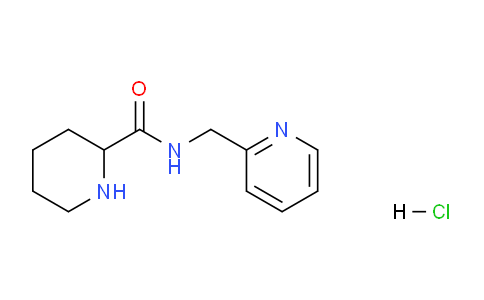 CAS No. 1236265-65-8, N-(Pyridin-2-ylmethyl)piperidine-2-carboxamide hydrochloride