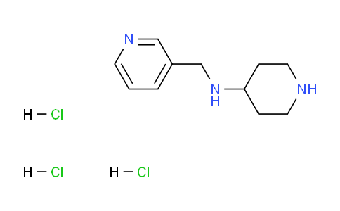 CAS No. 1349716-99-9, N-(Pyridin-3-ylmethyl)piperidin-4-amine trihydrochloride
