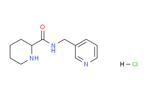CAS No. 1236255-22-3, N-(Pyridin-3-ylmethyl)piperidine-2-carboxamide hydrochloride