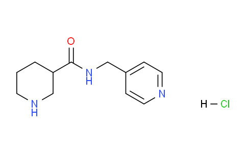 CAS No. 1220035-43-7, N-(Pyridin-4-ylmethyl)piperidine-3-carboxamide hydrochloride
