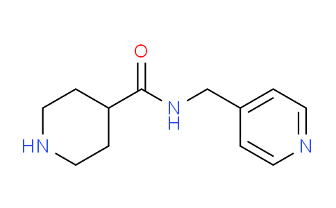 CAS No. 429635-58-5, N-(Pyridin-4-ylmethyl)piperidine-4-carboxamide