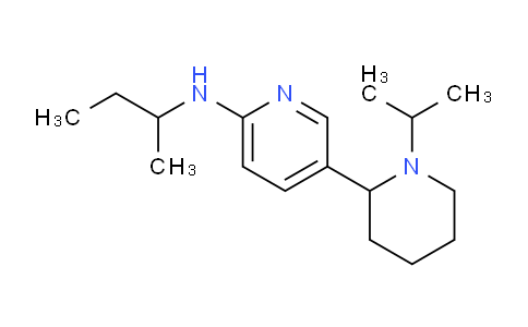 CAS No. 1352514-75-0, N-(sec-Butyl)-5-(1-isopropylpiperidin-2-yl)pyridin-2-amine