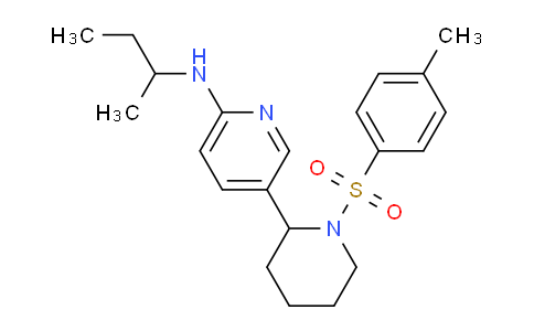 CAS No. 1352514-84-1, N-(sec-Butyl)-5-(1-tosylpiperidin-2-yl)pyridin-2-amine