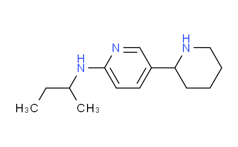 CAS No. 1352529-42-0, N-(sec-Butyl)-5-(piperidin-2-yl)pyridin-2-amine