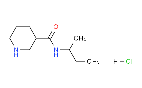 CAS No. 1220028-02-3, N-(sec-Butyl)piperidine-3-carboxamide hydrochloride