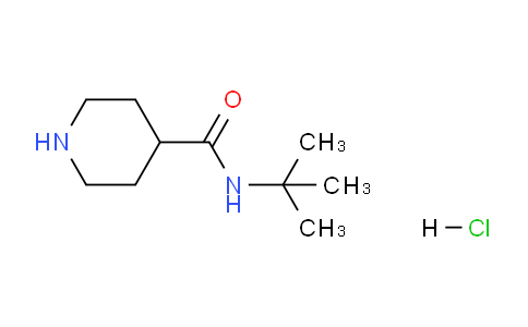 CAS No. 540494-01-7, N-(tert-Butyl)-4-piperidinecarboxamide hydrochloride