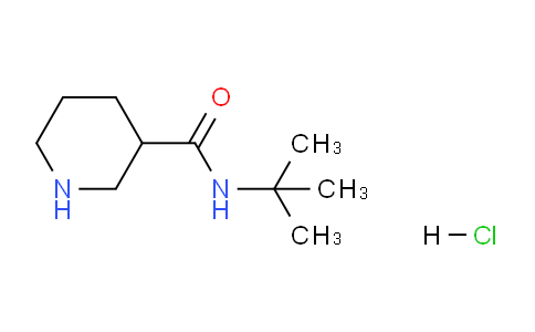 CAS No. 937725-07-0, N-(tert-Butyl)piperidine-3-carboxamide hydrochloride