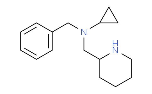 CAS No. 1353972-04-9, N-Benzyl-N-(piperidin-2-ylmethyl)cyclopropanamine
