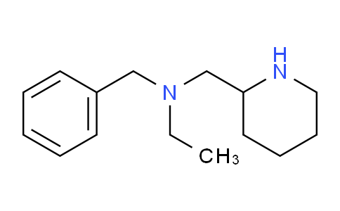 CAS No. 197638-84-9, N-Benzyl-N-(piperidin-2-ylmethyl)ethanamine