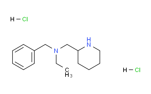 CAS No. 1220019-22-6, N-Benzyl-N-(piperidin-2-ylmethyl)ethanamine dihydrochloride