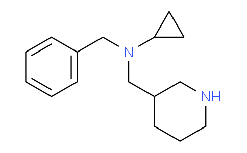 CAS No. 1353973-84-8, N-Benzyl-N-(piperidin-3-ylmethyl)cyclopropanamine