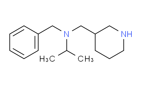 CAS No. 1021145-24-3, N-Benzyl-N-(piperidin-3-ylmethyl)propan-2-amine