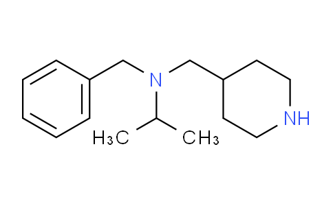 CAS No. 938307-64-3, N-Benzyl-N-(piperidin-4-ylmethyl)propan-2-amine