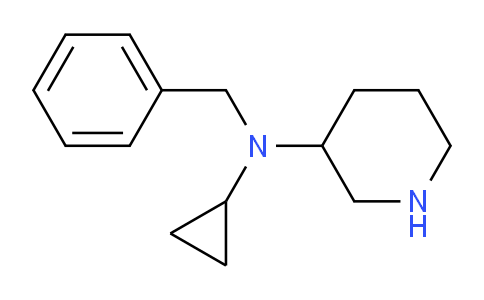 CAS No. 1353973-82-6, N-Benzyl-N-cyclopropylpiperidin-3-amine