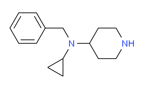 CAS No. 1353982-69-0, N-Benzyl-N-cyclopropylpiperidin-4-amine
