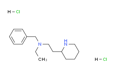 CAS No. 1220038-17-4, N-Benzyl-N-ethyl-2-(piperidin-2-yl)ethanamine dihydrochloride