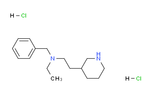 CAS No. 1220034-59-2, N-Benzyl-N-ethyl-2-(piperidin-3-yl)ethanamine dihydrochloride