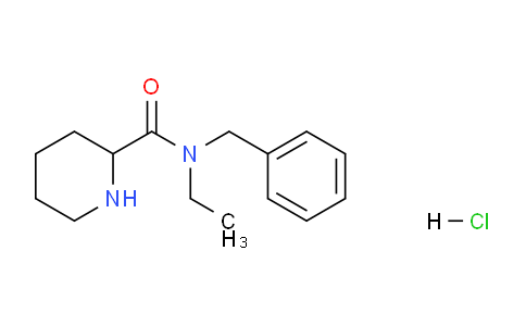 CAS No. 1246172-72-4, N-Benzyl-N-ethylpiperidine-2-carboxamide hydrochloride