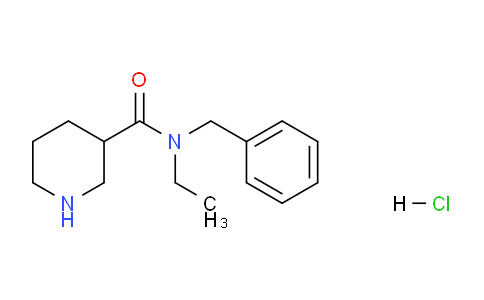 CAS No. 1220033-71-5, N-Benzyl-N-ethylpiperidine-3-carboxamide hydrochloride