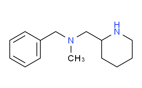 CAS No. 896052-28-1, N-Benzyl-N-methyl-1-(piperidin-2-yl)methanamine