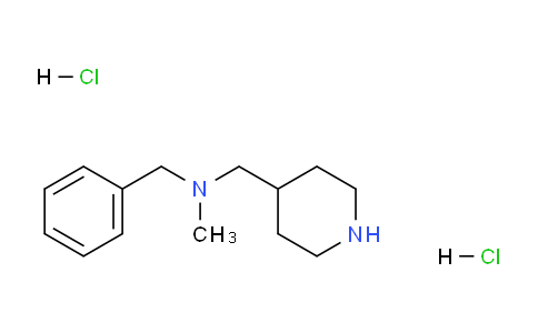CAS No. 1211485-18-5, N-Benzyl-N-methyl-1-(piperidin-4-yl)methanamine dihydrochloride