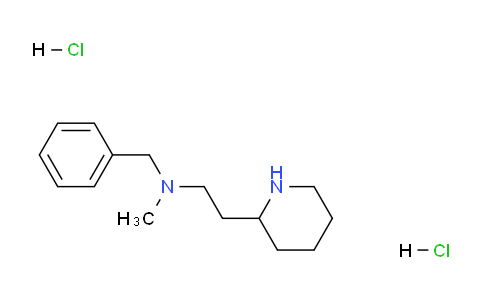 CAS No. 1219980-74-1, N-Benzyl-N-methyl-2-(piperidin-2-yl)ethanamine dihydrochloride