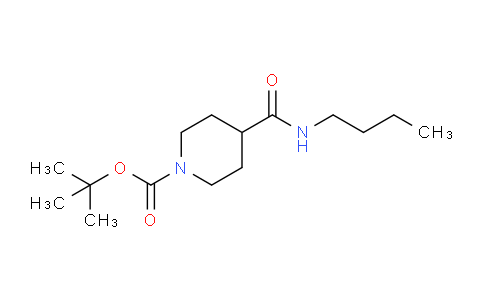 CAS No. 757949-37-4, N-Butyl 1-BOC-piperidine-4-carboxamide