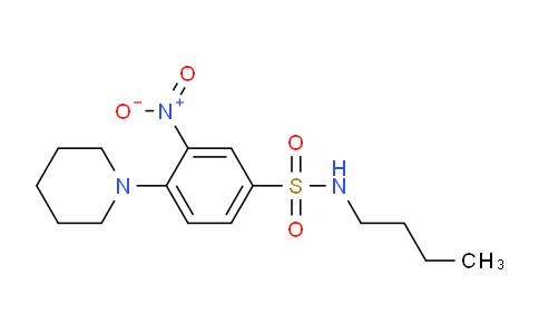 MC641407 | 324035-98-5 | N-Butyl-3-nitro-4-(piperidin-1-yl)benzenesulfonamide