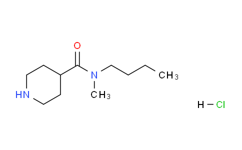 CAS No. 1193389-21-7, N-Butyl-N-methylpiperidine-4-carboxamide hydrochloride
