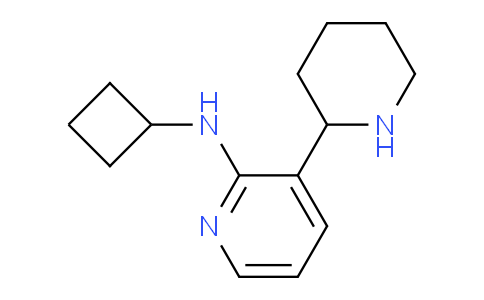 CAS No. 1352507-86-8, N-Cyclobutyl-3-(piperidin-2-yl)pyridin-2-amine