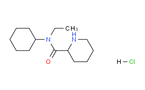 CAS No. 1236263-42-5, N-Cyclohexyl-N-ethylpiperidine-2-carboxamide hydrochloride
