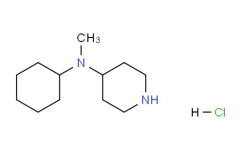 CAS No. 1229627-11-5, N-Cyclohexyl-N-methylpiperidin-4-amine hydrochloride