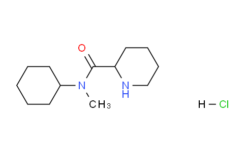 CAS No. 1236262-30-8, N-Cyclohexyl-N-methylpiperidine-2-carboxamide hydrochloride