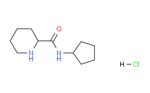 CAS No. 1236256-87-3, N-Cyclopentylpiperidine-2-carboxamide hydrochloride