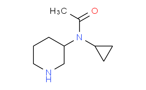 CAS No. 1353977-51-1, N-Cyclopropyl-N-(piperidin-3-yl)acetamide