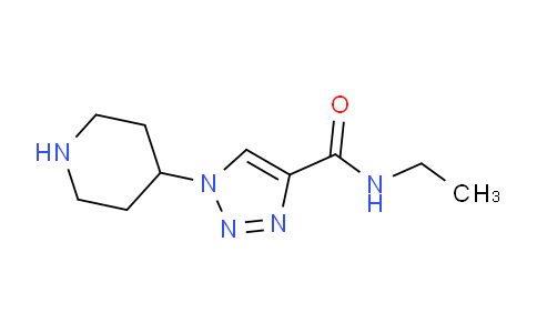 CAS No. 1342753-29-0, N-Ethyl-1-(piperidin-4-yl)-1H-1,2,3-triazole-4-carboxamide