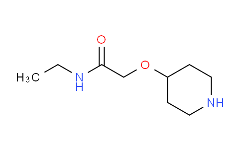 CAS No. 521074-81-7, N-Ethyl-2-(4-piperidinyloxy)acetamide