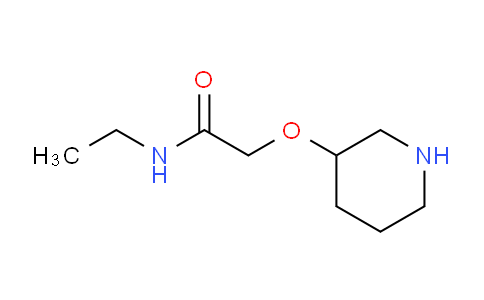 CAS No. 902836-75-3, N-Ethyl-2-(piperidin-3-yloxy)acetamide