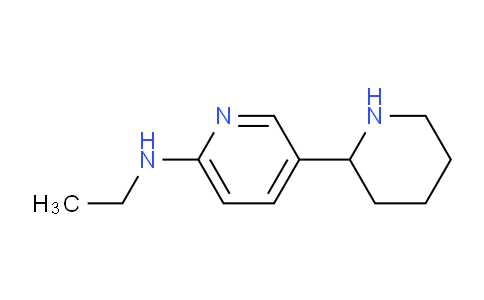 CAS No. 1352499-23-0, N-Ethyl-5-(piperidin-2-yl)pyridin-2-amine