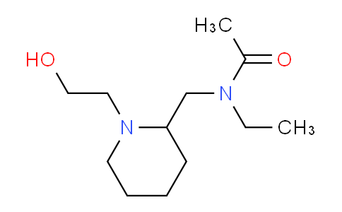 CAS No. 1353964-66-5, N-Ethyl-N-((1-(2-hydroxyethyl)piperidin-2-yl)methyl)acetamide