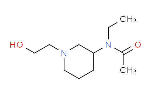 CAS No. 1353976-92-7, N-Ethyl-N-(1-(2-hydroxyethyl)piperidin-3-yl)acetamide
