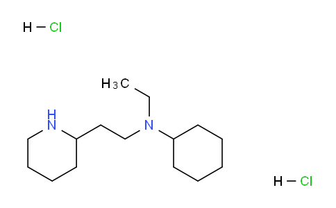 CAS No. 1220021-62-4, N-Ethyl-N-(2-(piperidin-2-yl)ethyl)cyclohexanamine dihydrochloride