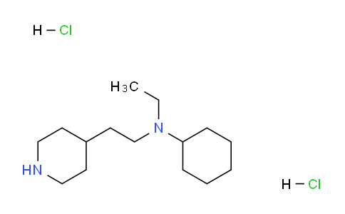 CAS No. 1219957-77-3, N-Ethyl-N-(2-(piperidin-4-yl)ethyl)cyclohexanamine dihydrochloride