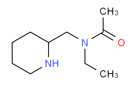 CAS No. 1353982-89-4, N-Ethyl-N-(piperidin-2-ylmethyl)acetamide