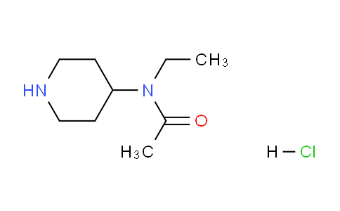 CAS No. 1256107-25-1, N-Ethyl-N-(piperidin-4-yl)acetamide hydrochloride