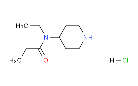 CAS No. 1286274-22-3, N-Ethyl-N-(piperidin-4-yl)propionamide hydrochloride