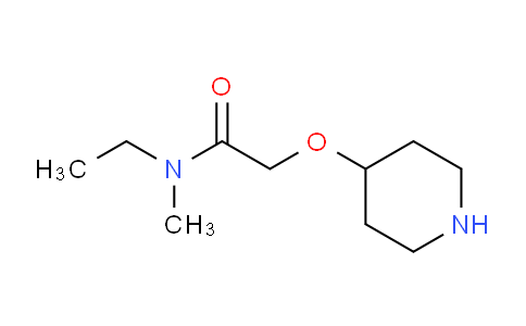 CAS No. 902836-87-7, N-Ethyl-N-methyl-2-(piperidin-4-yloxy)acetamide