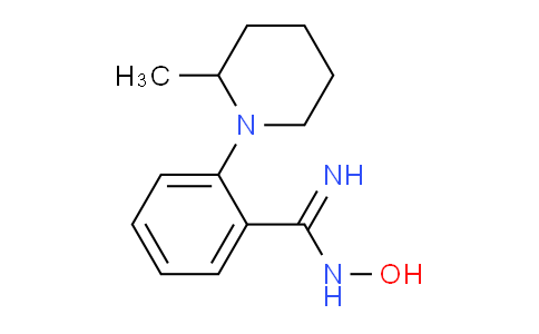 CAS No. 1021244-04-1, N-Hydroxy-2-(2-methylpiperidin-1-yl)benzimidamide