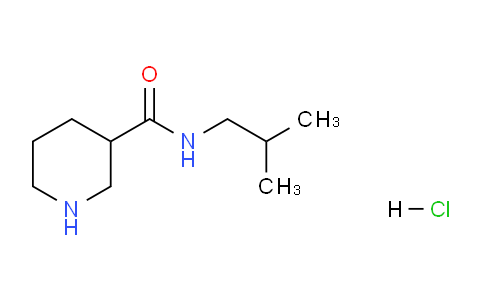 CAS No. 937725-08-1, N-Isobutyl-3-piperidinecarboxamide hydrochloride