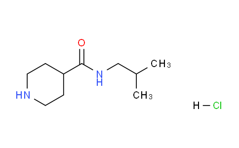 CAS No. 1220037-31-9, N-Isobutylpiperidine-4-carboxamide hydrochloride